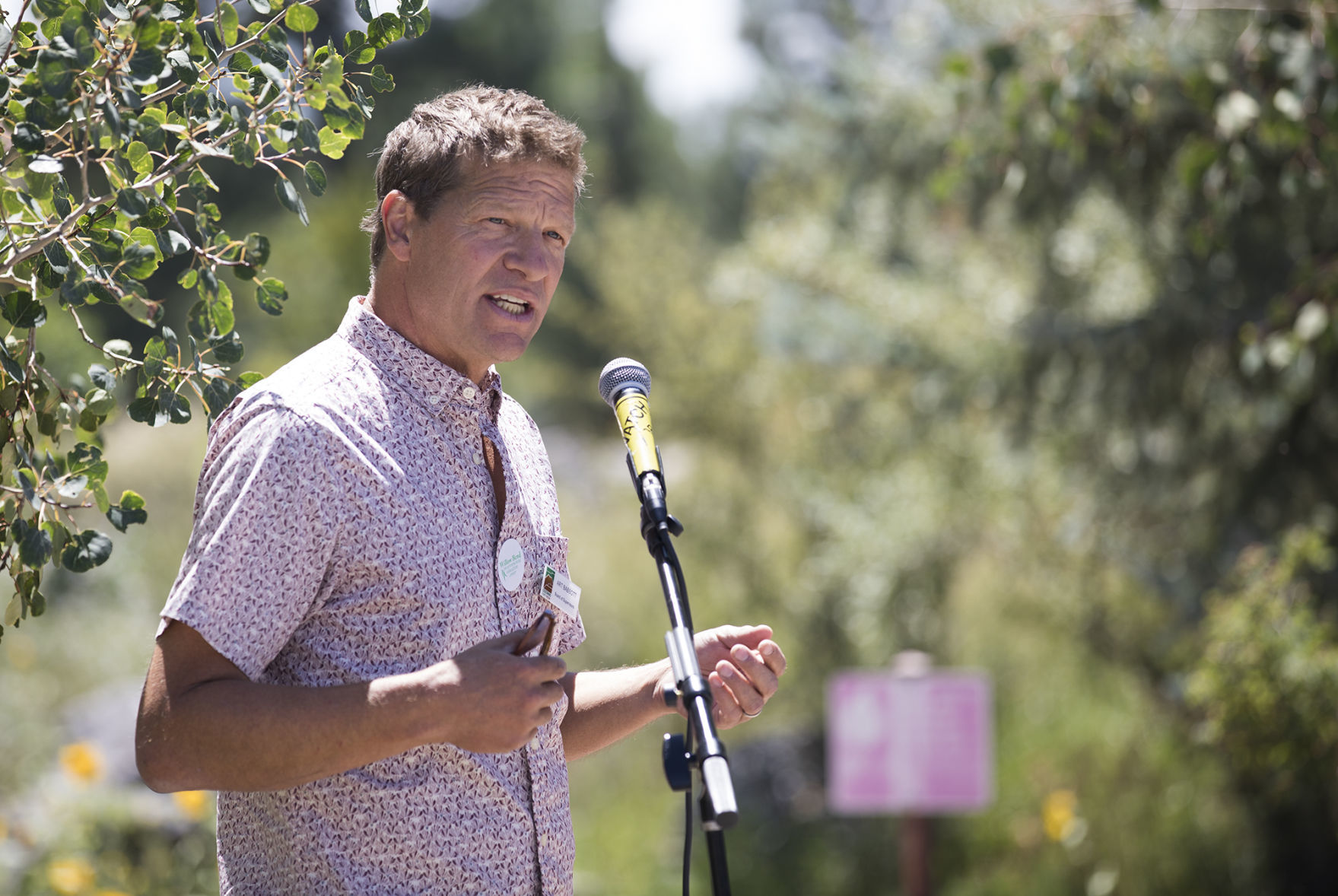 Addressing The Crowd